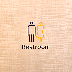 おしゃれなトイレサイン